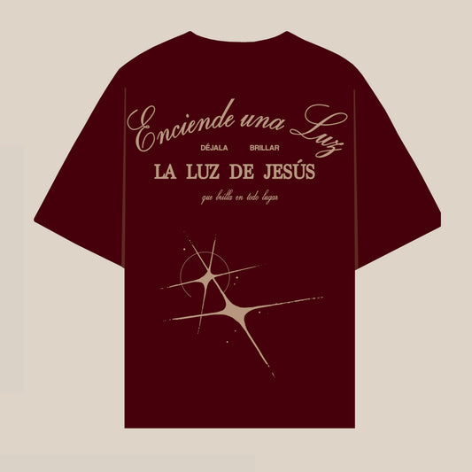 T-shirt Enciende Una Luz - Rojo