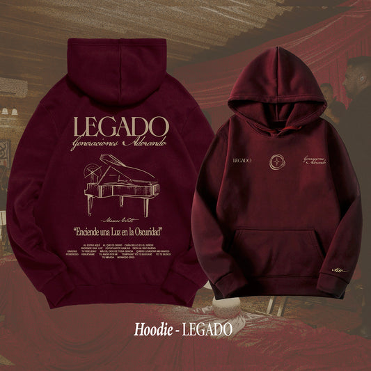 Hoodie Legado - Rojo